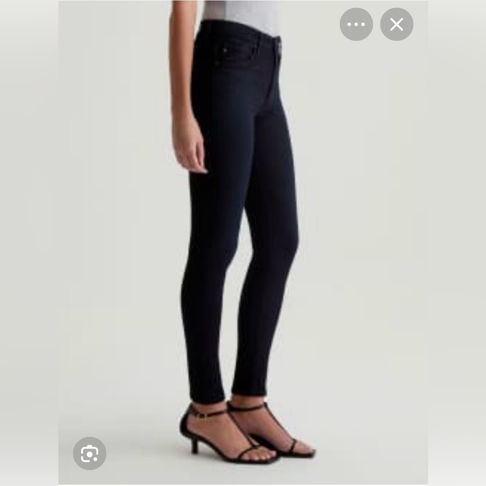 AG jeans Farrah high waisted ankle in Blue Above